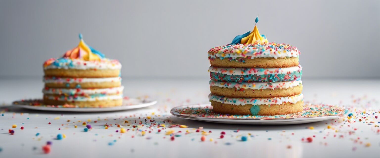 Birthday Cake Cookie Accessories